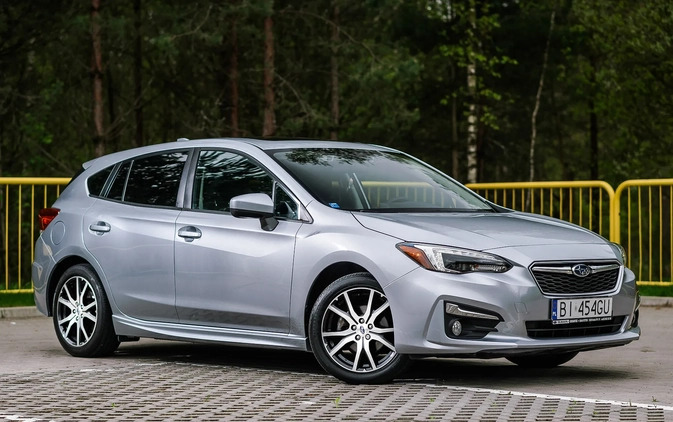 Subaru Impreza cena 77000 przebieg: 27661, rok produkcji 2019 z Białystok małe 667